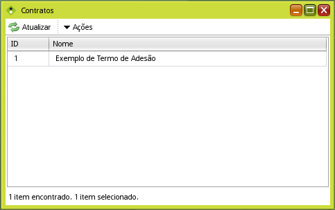 tela modelos contrato